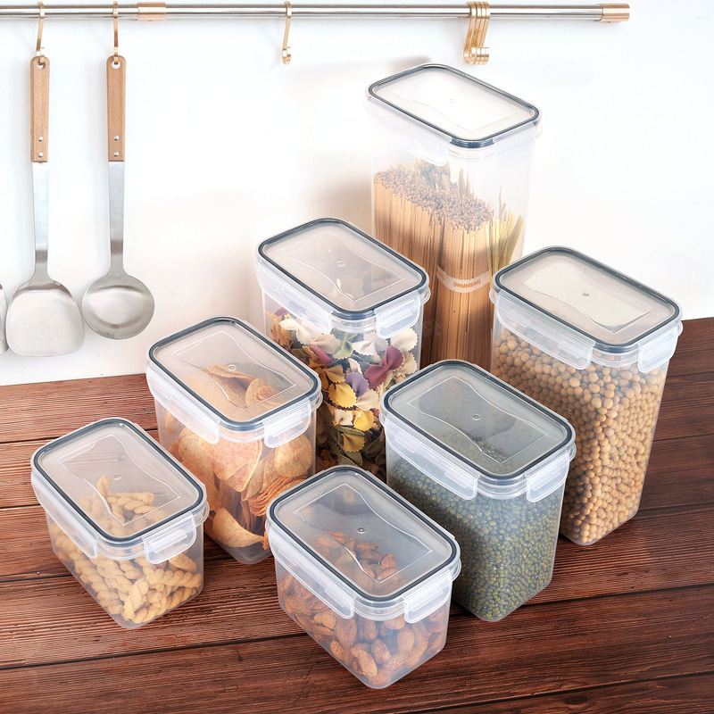 wholesale kitchen 8 piece airtight food storage containers set for Kitchen and Pantry Organization Storage