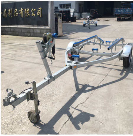 Discount hot Galvanised Jet Ski Trailer boat trailer for towed rowing boat