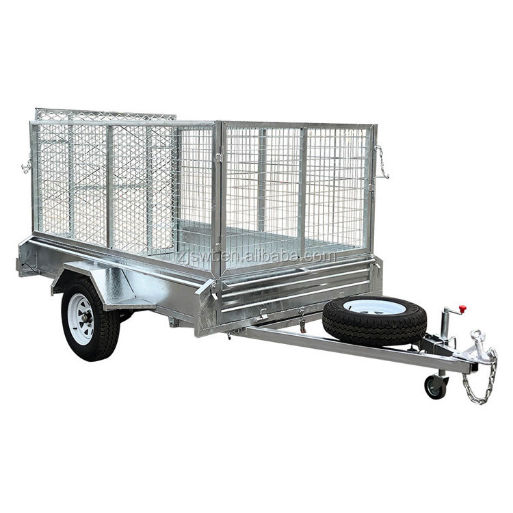 Galvanised 8x5 Heavy Duty Cage Trailer