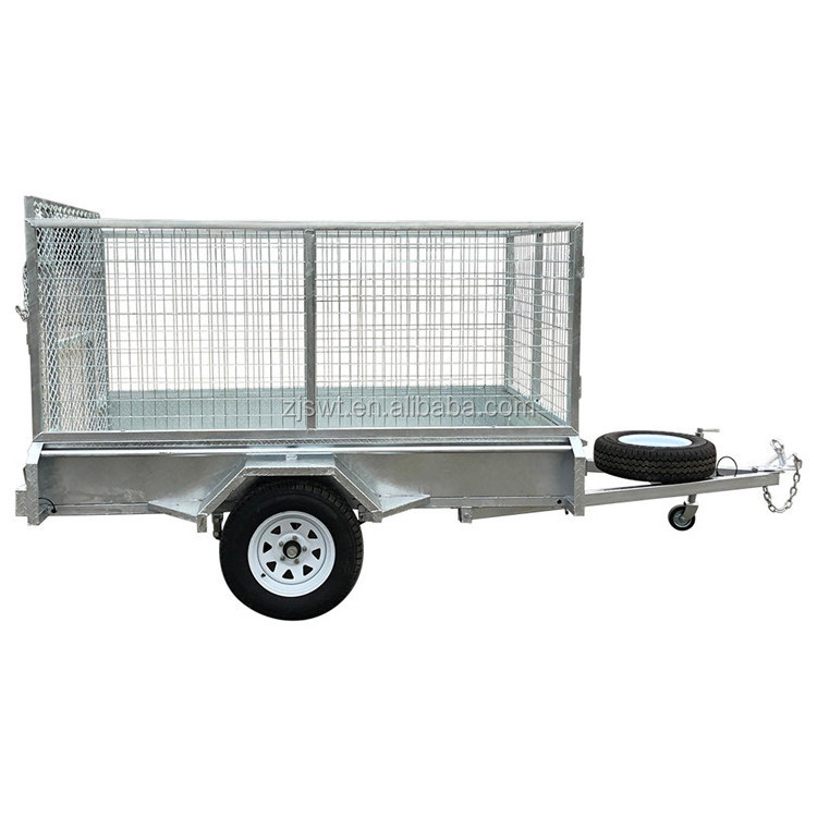 Galvanised 8x5 Heavy Duty Cage Trailer