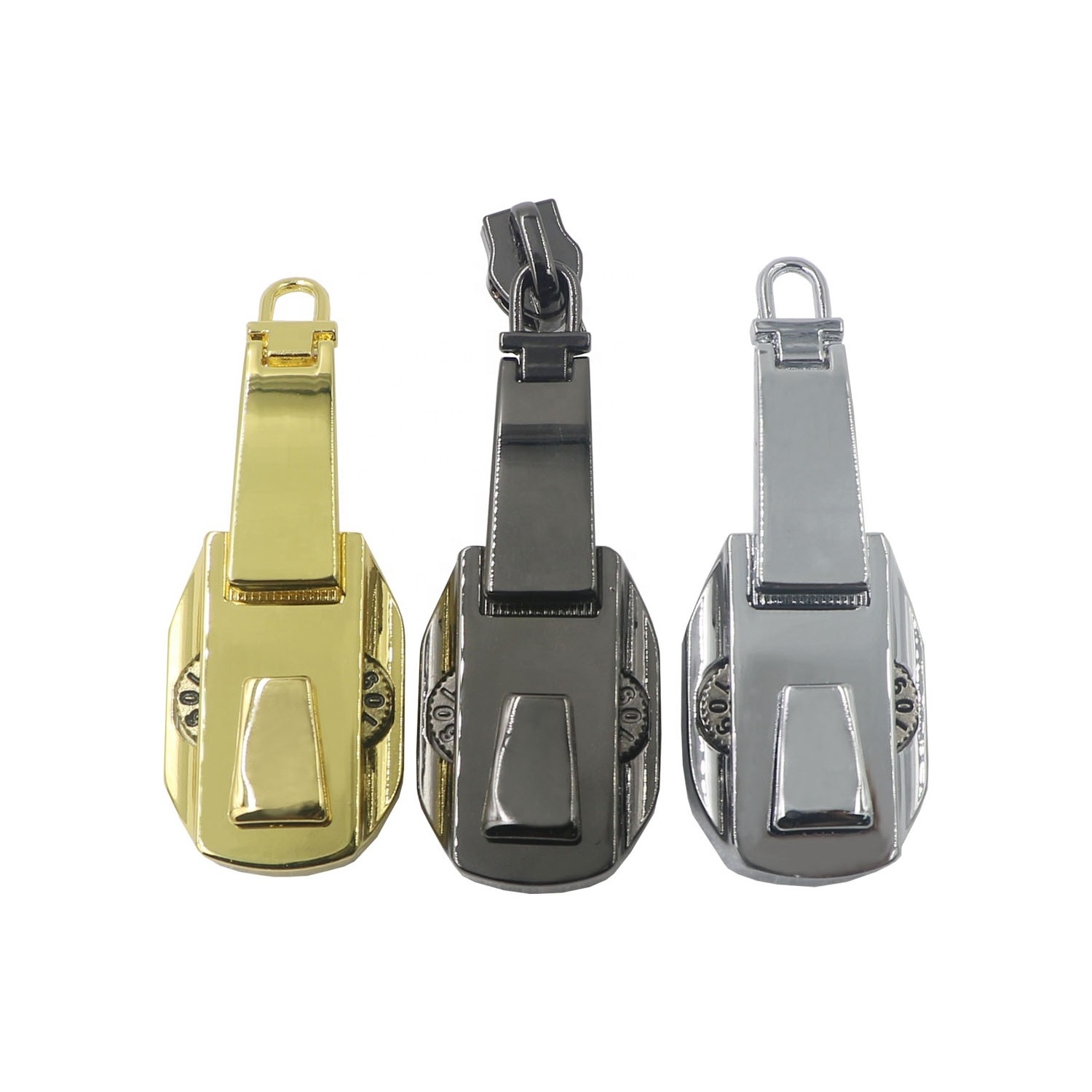 9005A Customizable Exquisite Backpack Zipper Lock Security Metal 2-Digit Combination Zipper Lock