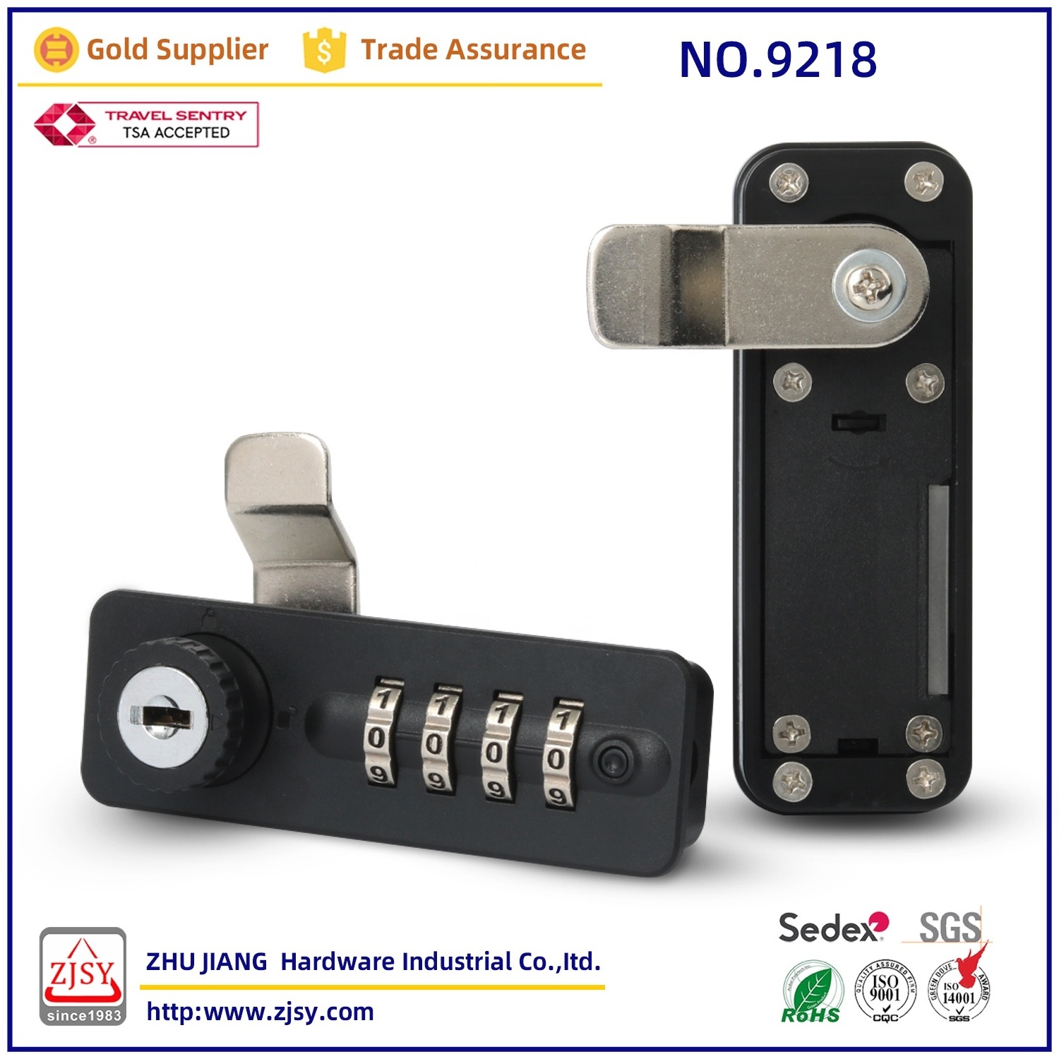 9218 Mail Locker Box 4-Digit Combination cam cabinet lock