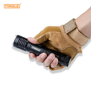 Outdoor Tactical Flashlight With Pen Clip Camping Hiking Emergency LED Torch Waterproof Rechargeable Torch Light