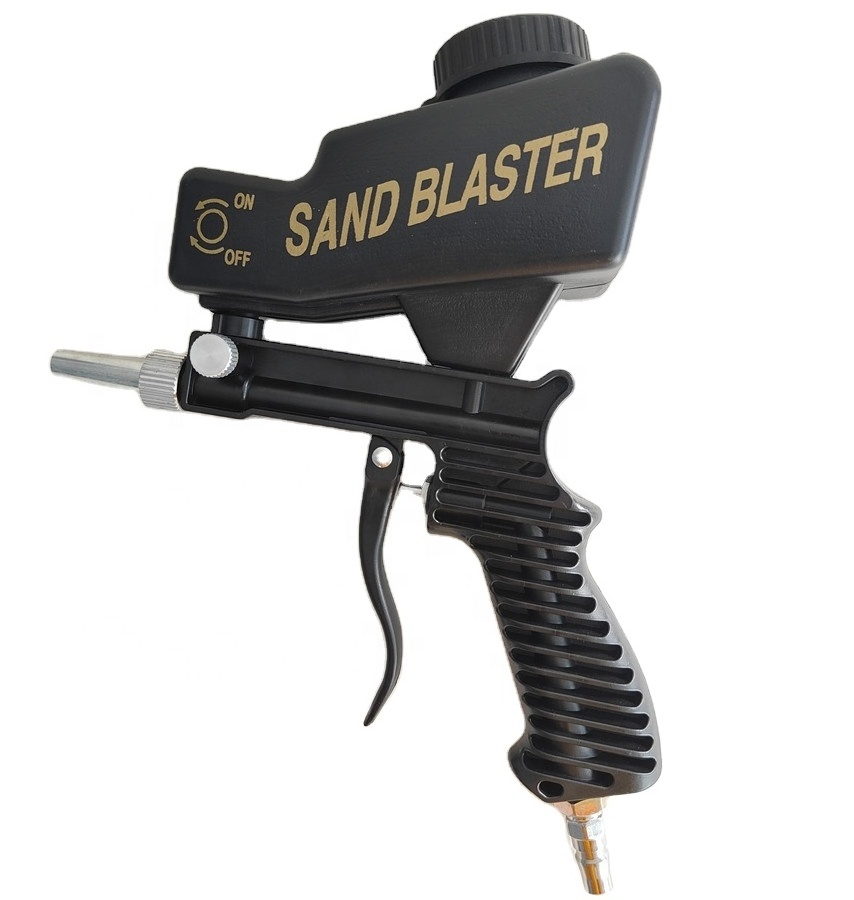 Speed Blaster Gravity Sandblaster Black Portable Media Blaster Gun