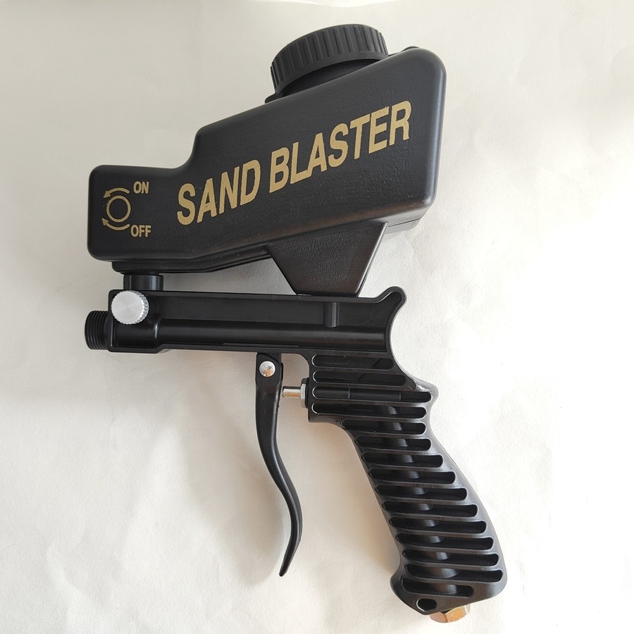 Speed Blaster Gravity Sandblaster Black Portable Media Blaster Gun