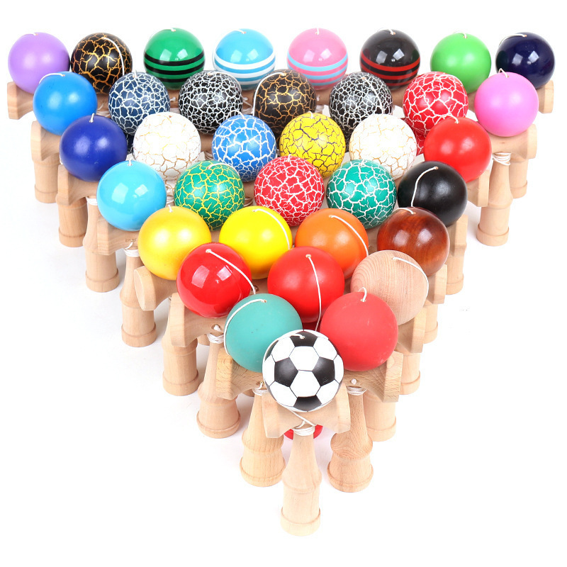 2023 Toddler Sword Ball Hand Eye Coordination Education Toys Outdoor Sports Games Kids Wooden Kendama Toy