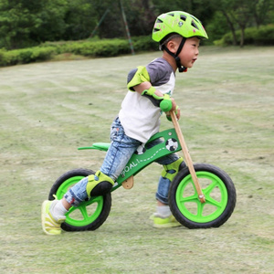 Unique Design Kids Bike No Pedals Wooden Children's Balance  Walkers Bike  Ride On Toys