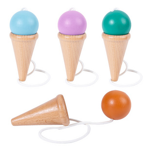 2023 beech baby toy Preschool toddlers Learning Education toys games kids wooden mini kendama