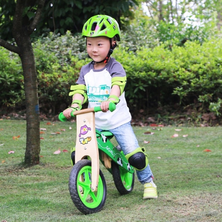 Unique Design Kids Bike No Pedals Wooden Children's Balance  Walkers Bike  Ride On Toys