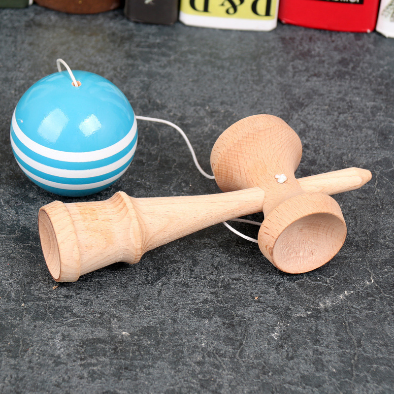 2023 Toddler Sword Ball Hand Eye Coordination Education Toys Outdoor Sports Games Kids Wooden Kendama Toy