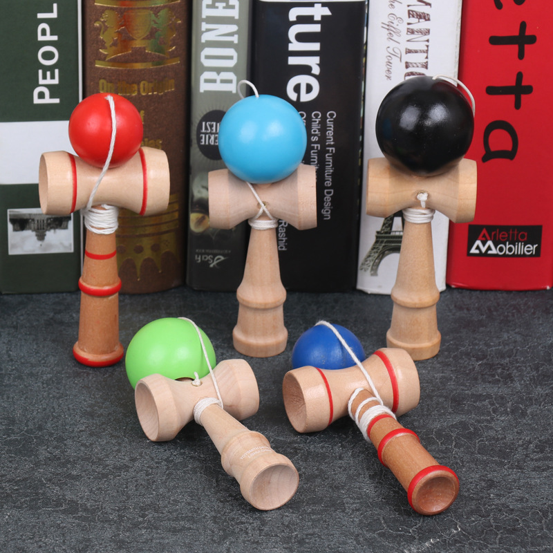 2023 Toddler Sword Ball Hand Eye Coordination Education Toys Outdoor Sports Games Kids Wooden Kendama Toy