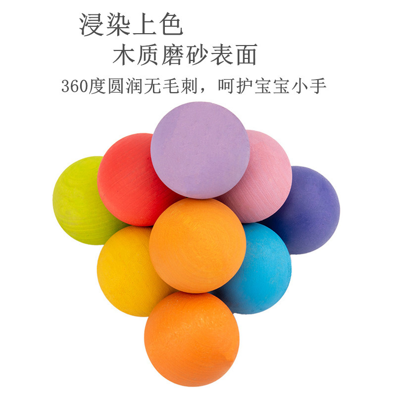 Factory wholesale education toys wooden ball toys educational toys for kids