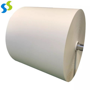 145g*1092 materials base paper stock White cow paper stock large rolls for:tote bags,envelopes,parcel packaging printing sticker