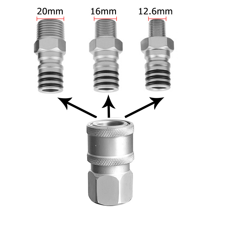 OBBL Stainless Quick Connector coupler Quick Release Coupling agricultural tractor hydraulic action coupling