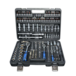 171pcs Mirror Polish Hand Tool Set Socket Wrench Set For Mechanics 3/8 And 1/2 Socket Set And Ratchet