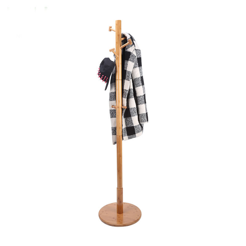 Various Size different kinds of family use fashion bamboo coat rack with shelf