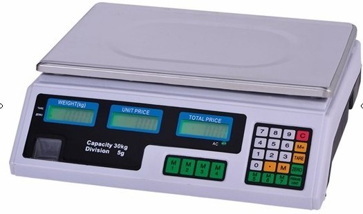 2023 ACS 30kg electronics weighing scale suppliers digital price computing weight scale with 1g Accuracy and counting feature