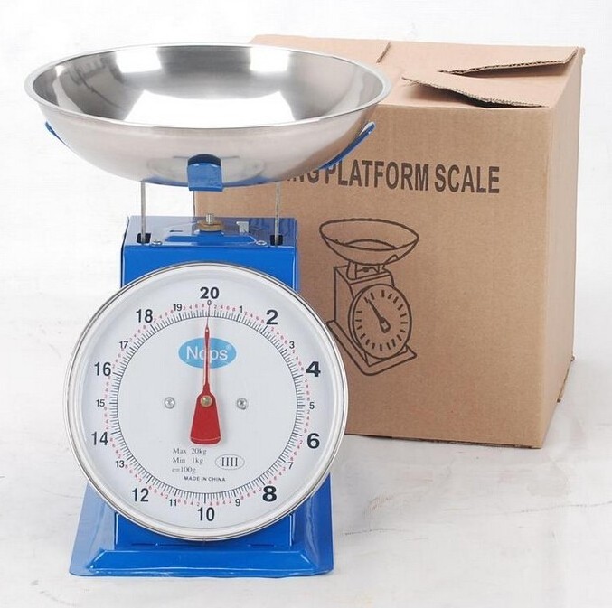 2023 High Quality Stainless Steel Waterproof Mechanical Dial Kitchen 20 Kg Household Weighing Scale