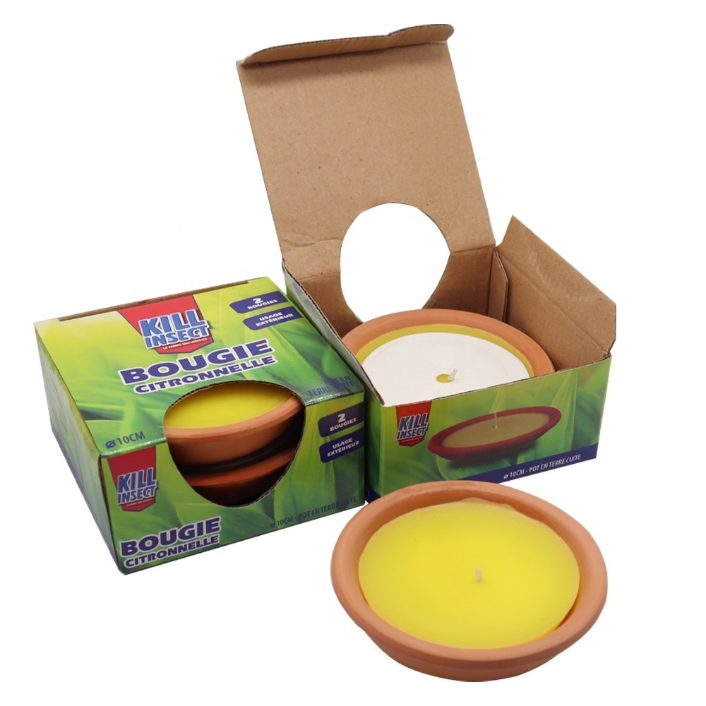 Outdoor Citronella Candles Natural Mosquito Repellent