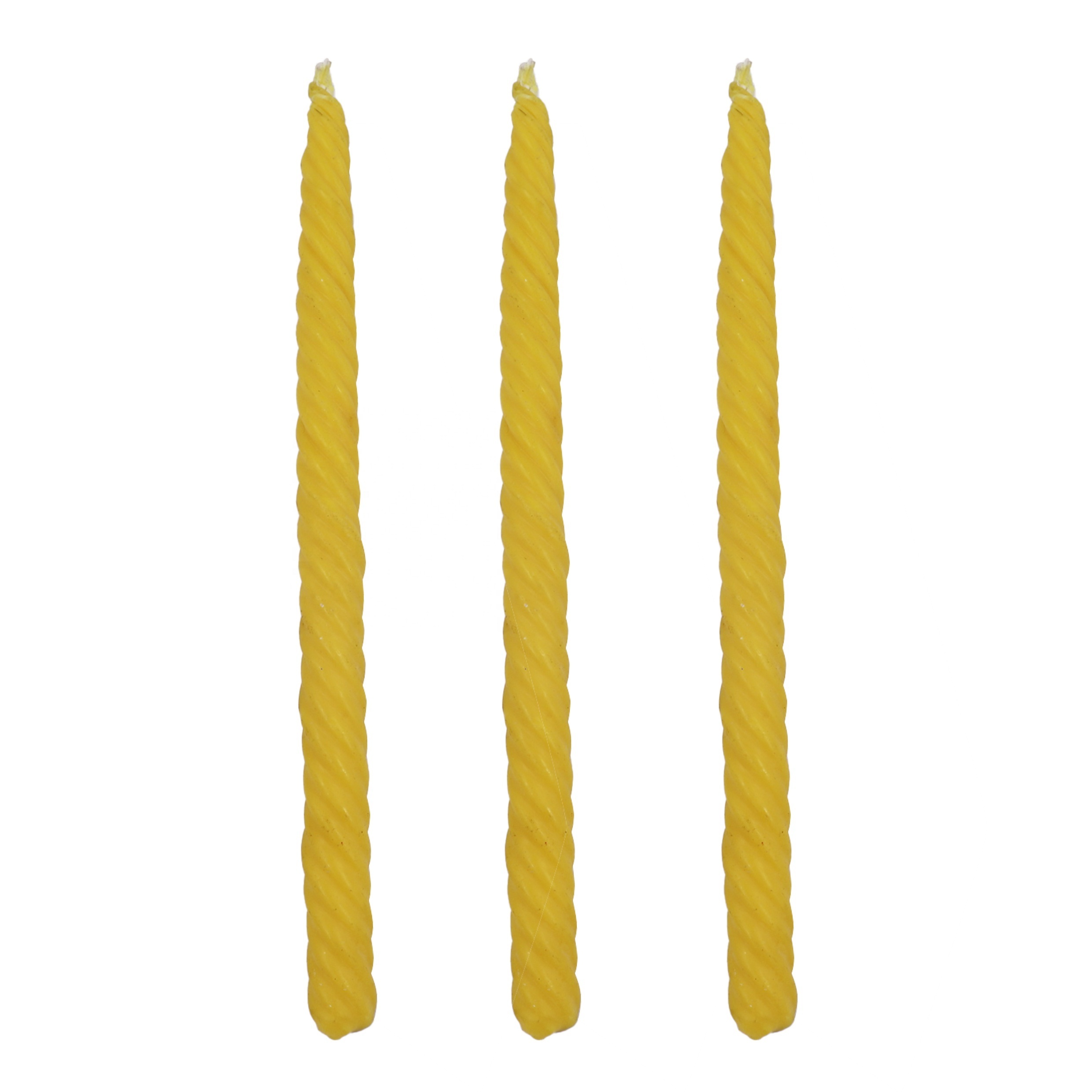 2021 new product luxury handmade beeswax candles multi-color braid jewish candles