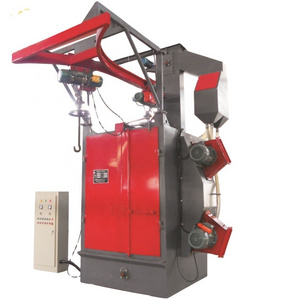 Single hook double hook shot blasting machine TBQ3720 hook type wheel abrator shot peening machine