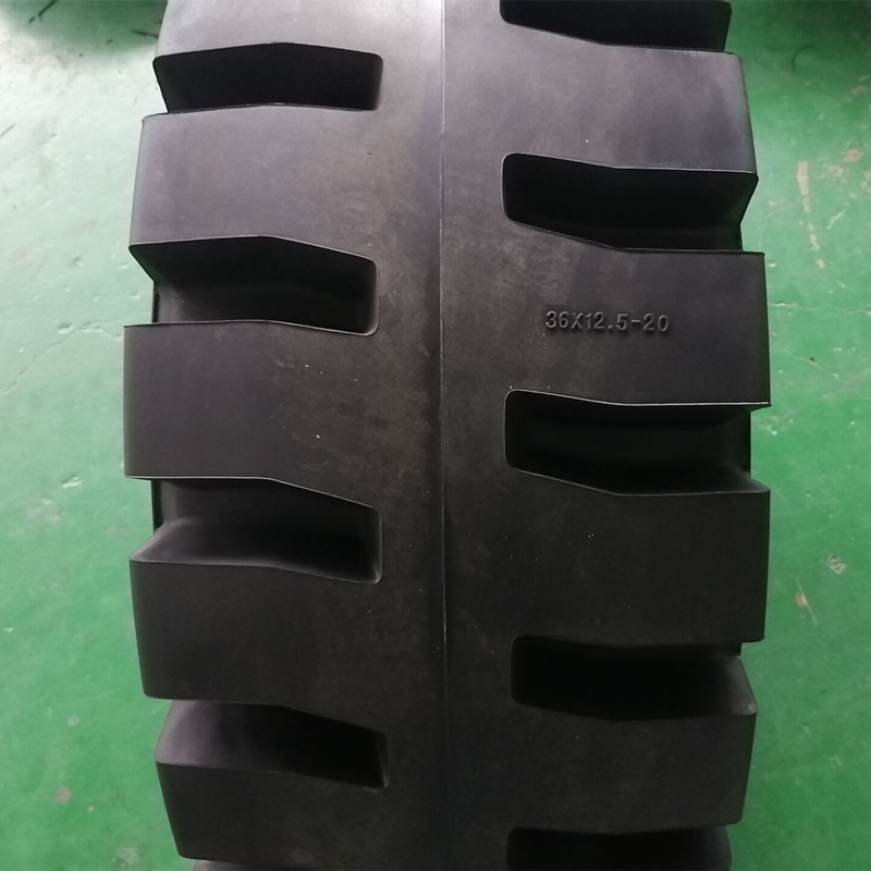 36x12.5-20 underground mining tire Skid Steer OTR solid tyres