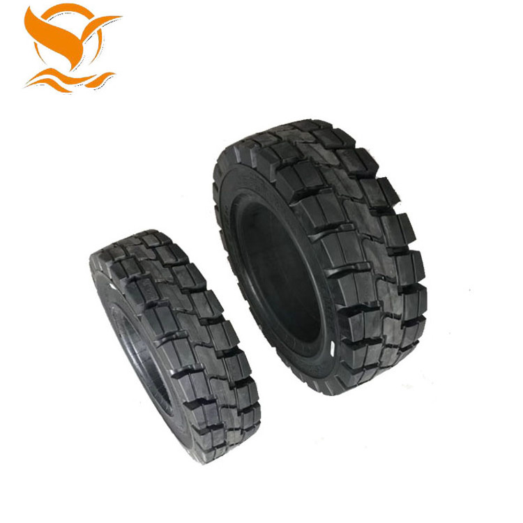 15 inch solid forklift rubber tire from china factory