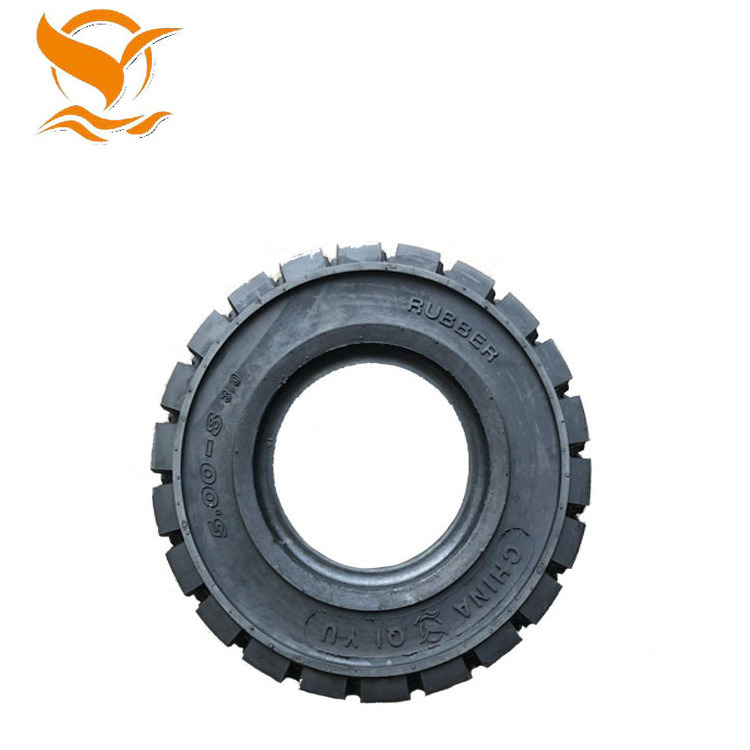 15 inch solid forklift rubber tire from china factory