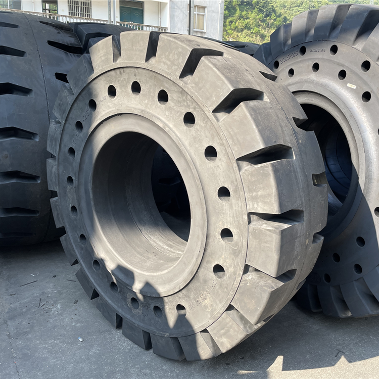 solid rubber tire otr loader wheel tire 17.5-25