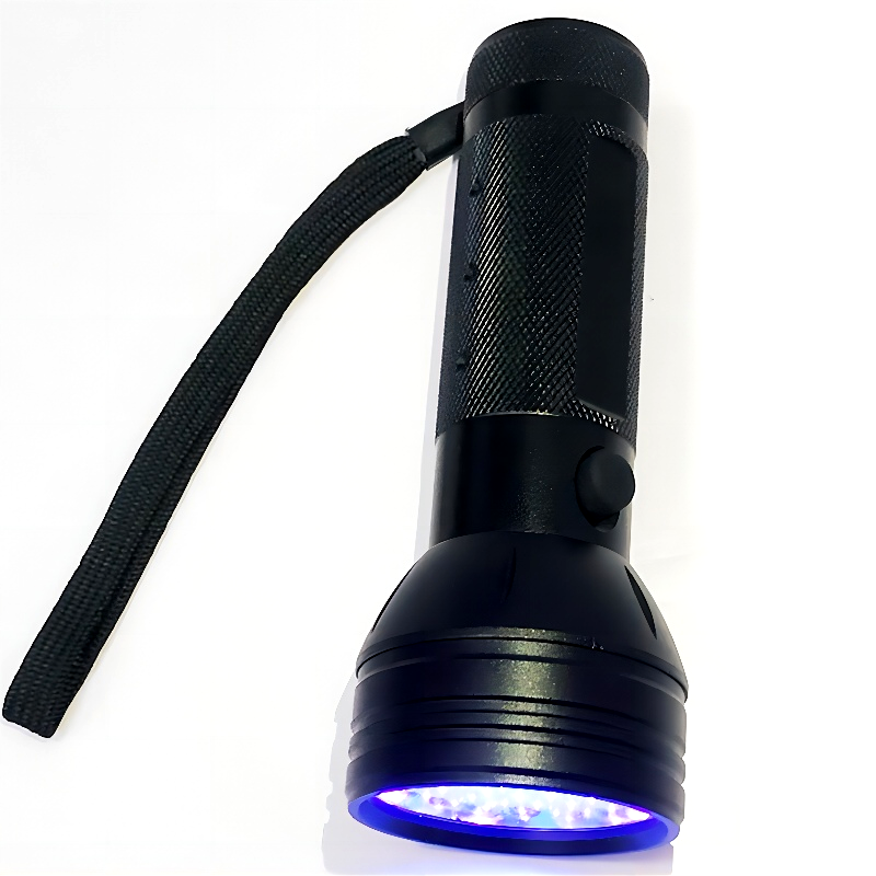 51 LED UV Flashlight with Black Light 395nm Aluminum Alloy Body Pet Urine and Stain Detector IP65 Rated for Emergency Use