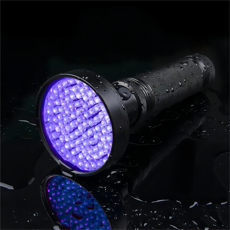 Professional 100 LED UV Flashlight 10W High Power Black Light 395nm UV Light for Pet Urine Detection