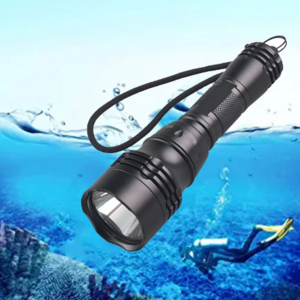 Diver Torch IPX8 Underwater Flash Light 1000LM Rechargeable  LED Diving Flashlight