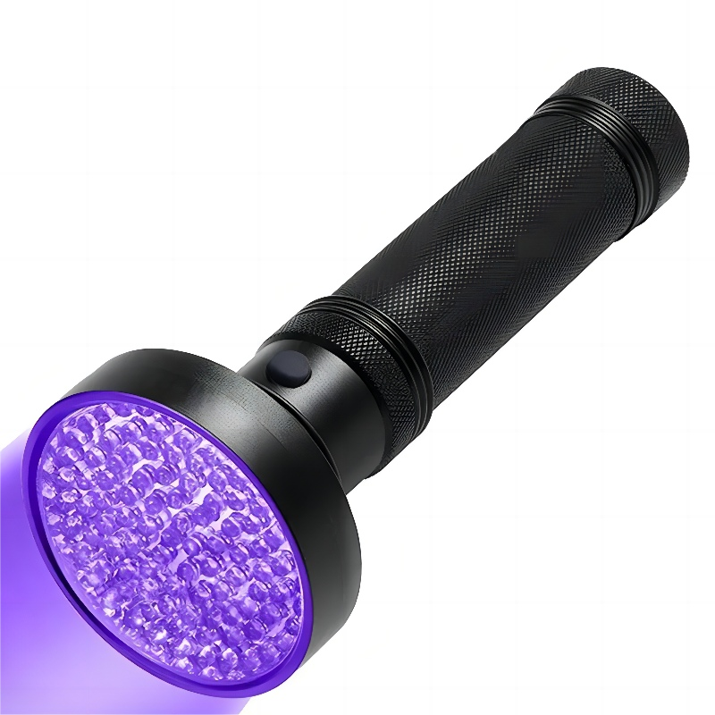 Professional 100 LED UV Flashlight 10W High Power Black Light 395nm UV Light for Pet Urine Detection