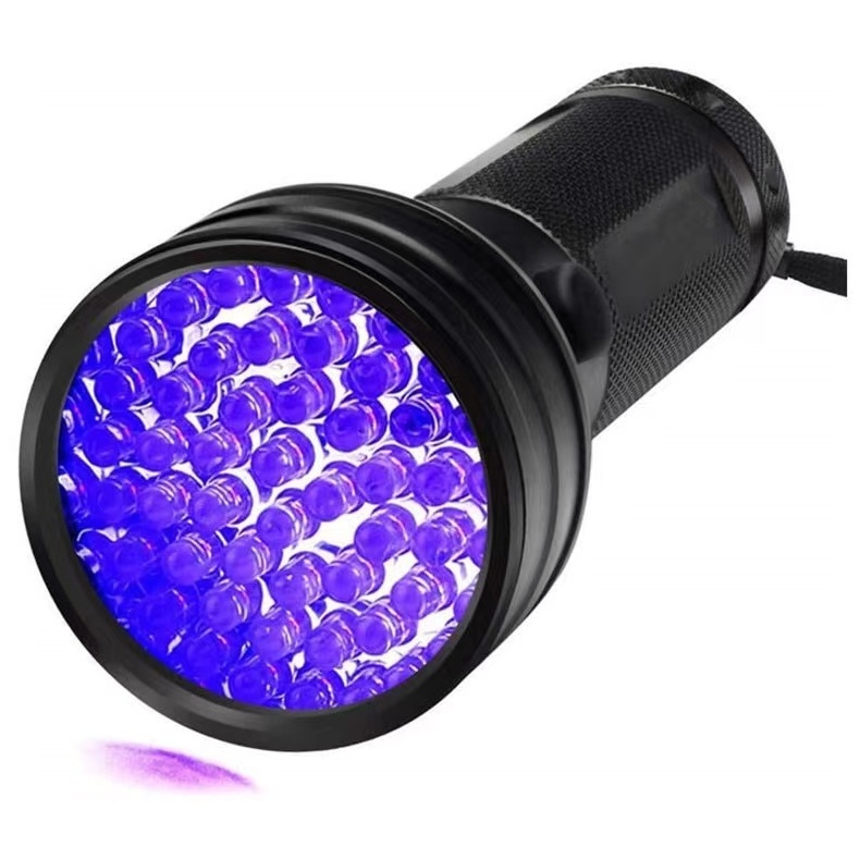 Black Light UV Flashlight 51 LED UV Flashlights 395 nm Pet Urine Detector AA Batteries For Cat Urine Stains Bed Bug