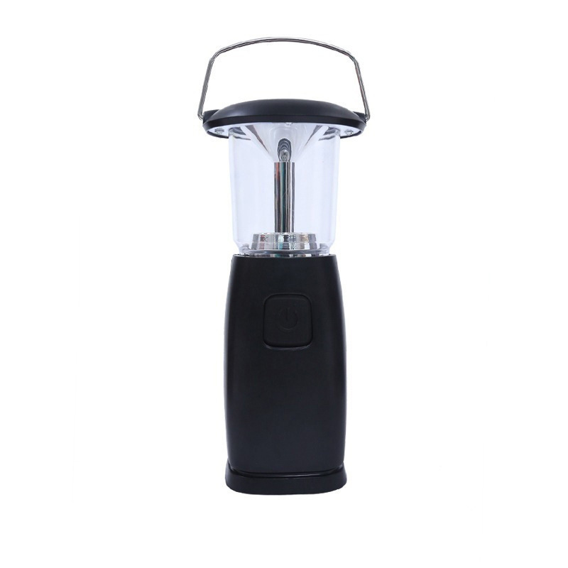 Outdoor Survival Emergency Camping Light Bright 6 LED Rechargeable Hand Crank Dynamo Solar Powered Camping Lantern