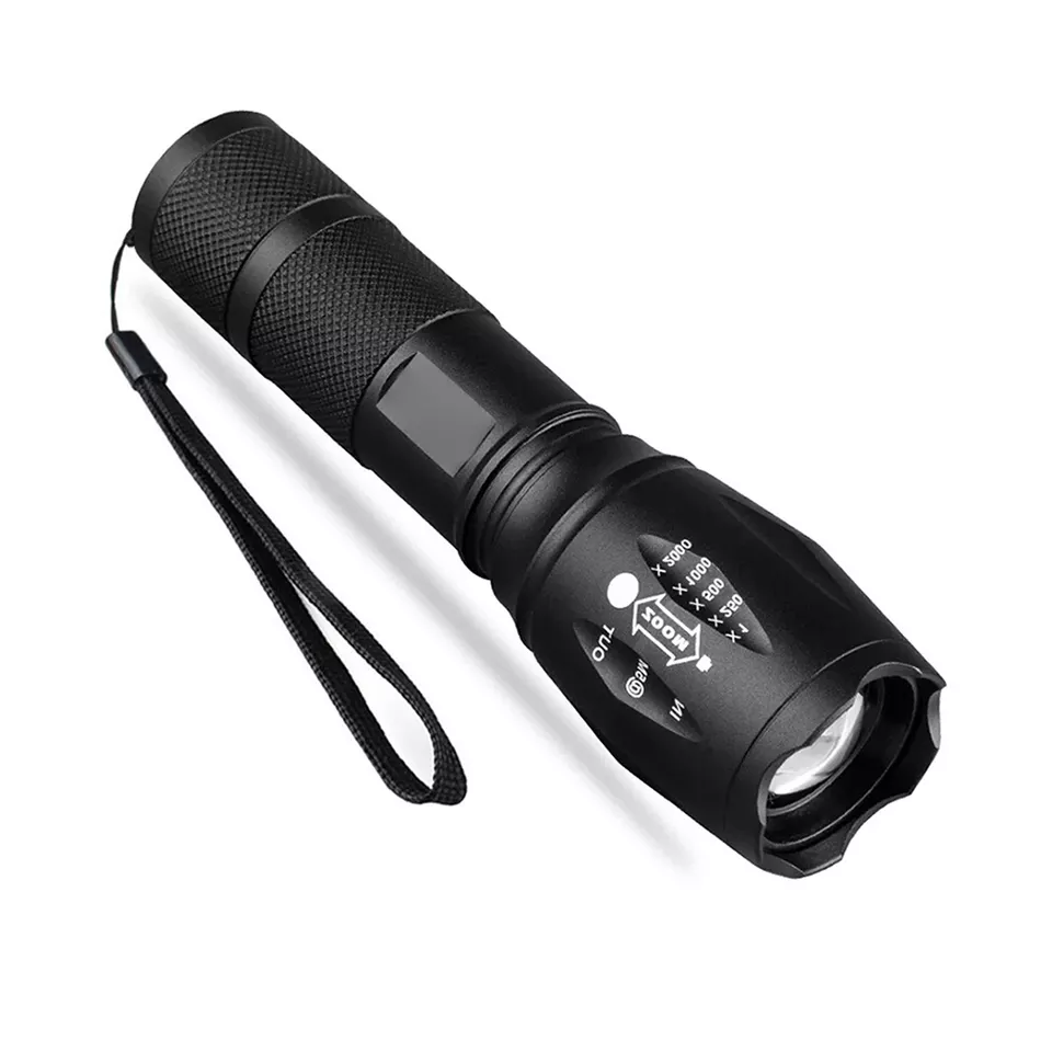 Best Selling Small Zoom 18650 Flashlight T6 LED 5 Modes LED Security Torch Light Flashlight