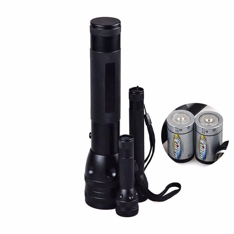 Outdoor High Power Metal 3 Watt Heavy Duty Incandescent big flashlights t6 With Nylon Strap  tactical flashlight