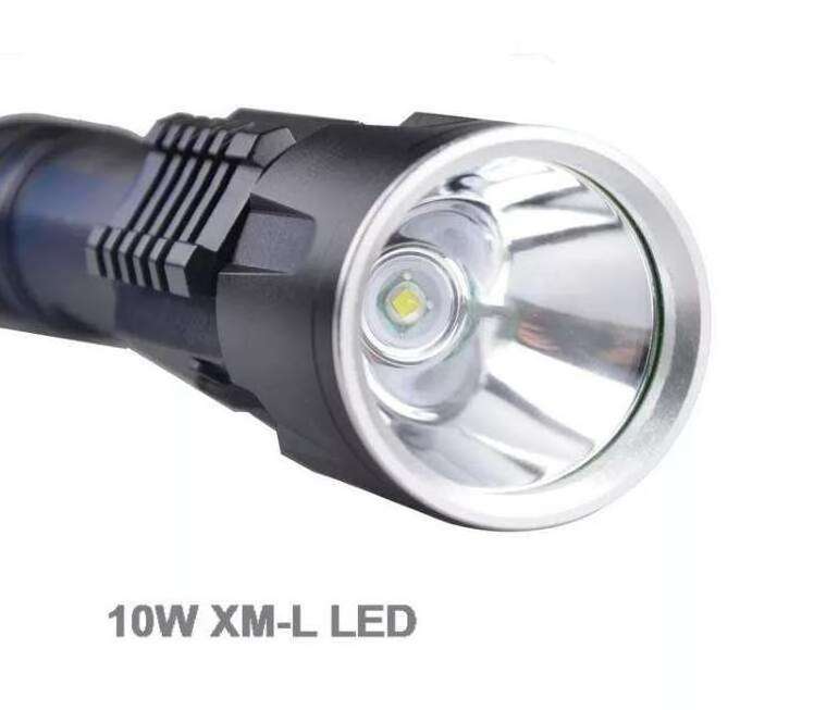 10Km Long Distance Strong Beam Torch 5 Modes Rechargeable Tactical Flash Light Led Flashlight 1000 Lumens