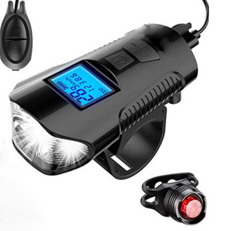 2022 Promotion Hot Bike Lights Set Best Speedometer For Cycle With Led Light And Horn Accesorios Para Bicicletas