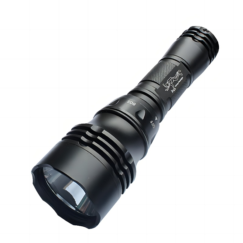 Rechargeable T6 LED Diving Flashlight 50 Meters Waterproof IP68 for Fishing Boat Marine Scuba Emergency Night Torch Lamp