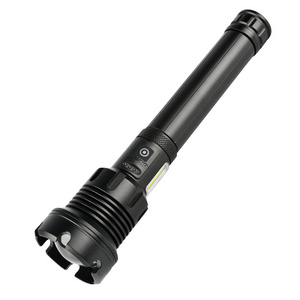 XHP90 LED Flashlights Torches Powered Telescopic Zoom Tactical LED USB Rechargeable LED 1101 Type Light Flashlight Plus