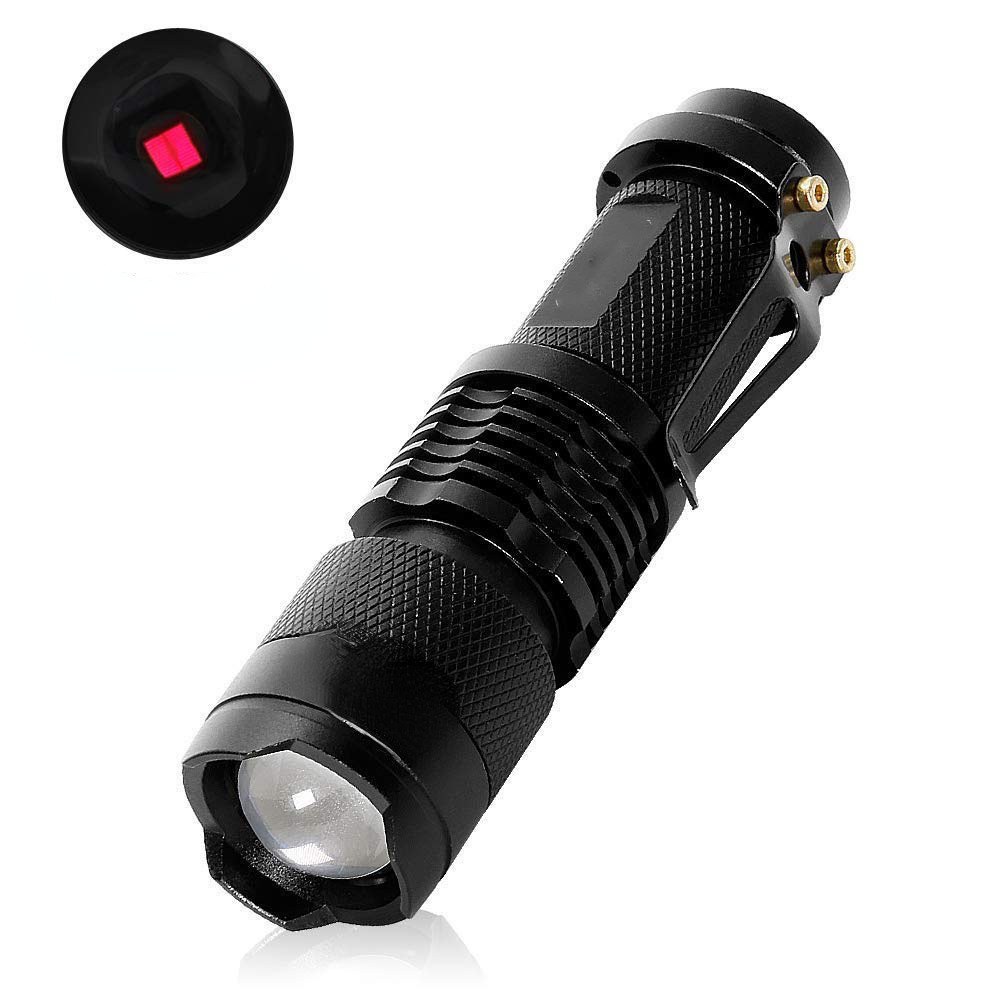 Hot Selling 850nm Infrared Flashlight Mini Tactical Led 940nm IR Flashlight Zoomable Torch Light