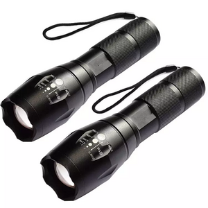 Best Selling Small Zoom 18650 Flashlight T6 LED 5 Modes LED Security Torch Light Flashlight