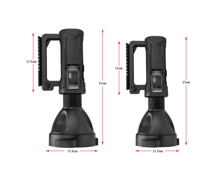 Powerful P50 USB Rechargeable Camping Hunting Flashlight Portable Spotlight Outdoor Waterproof Torch Light Handheld Searchlight