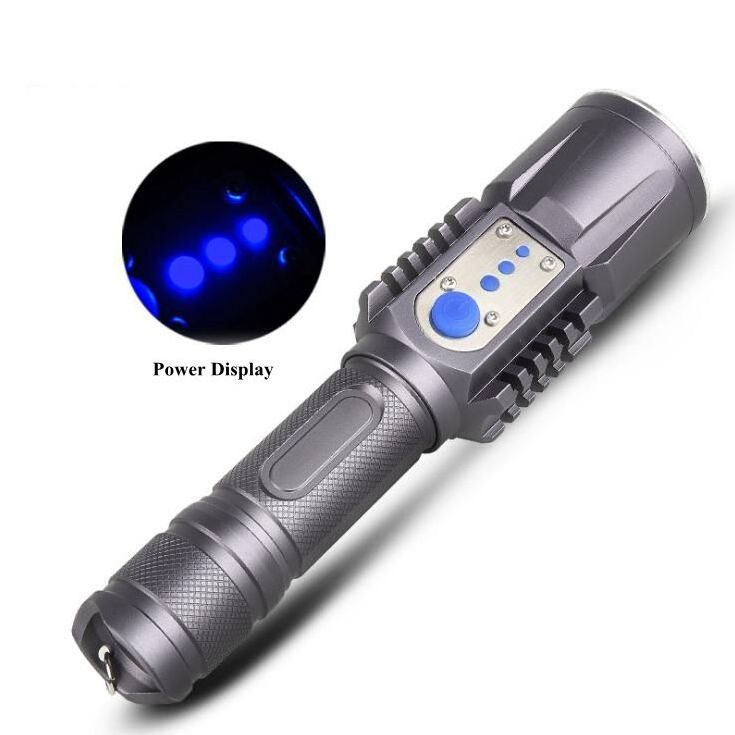 10Km Long Distance Strong Beam Torch 5 Modes Rechargeable Tactical Flash Light Led Flashlight 1000 Lumens