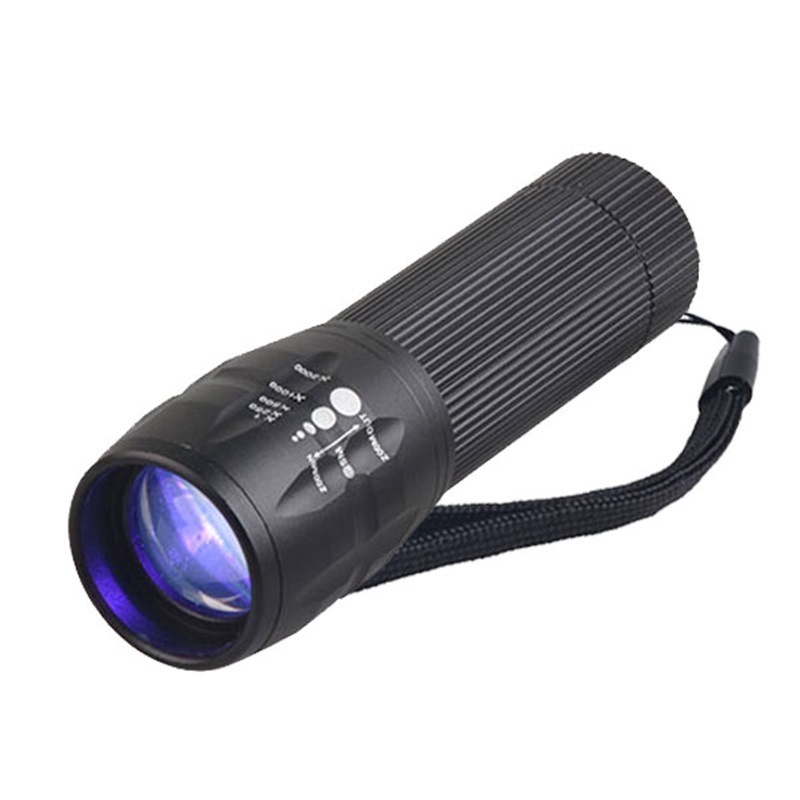 Topcom Pocket 3W UV Flashlight High Quality UV Flashlight Aluminum Alloy Flash Light for Money Detect