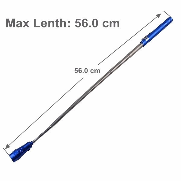 tactical torches telescopic torch with magnetic base Led Portable Telescopic Extendable Magnetic Flexible Head Tool Work Light