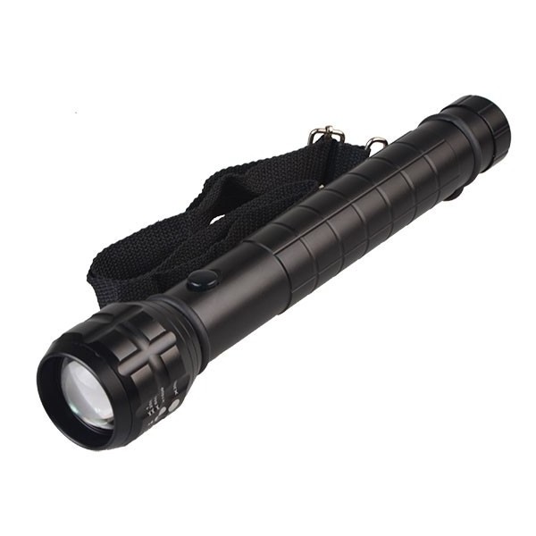 Ultra Far Illuminate Distance Aluminum Zoom Focus Photo Lamp Rechargeable Torches Light Waterproof LED Flashlight With Compass