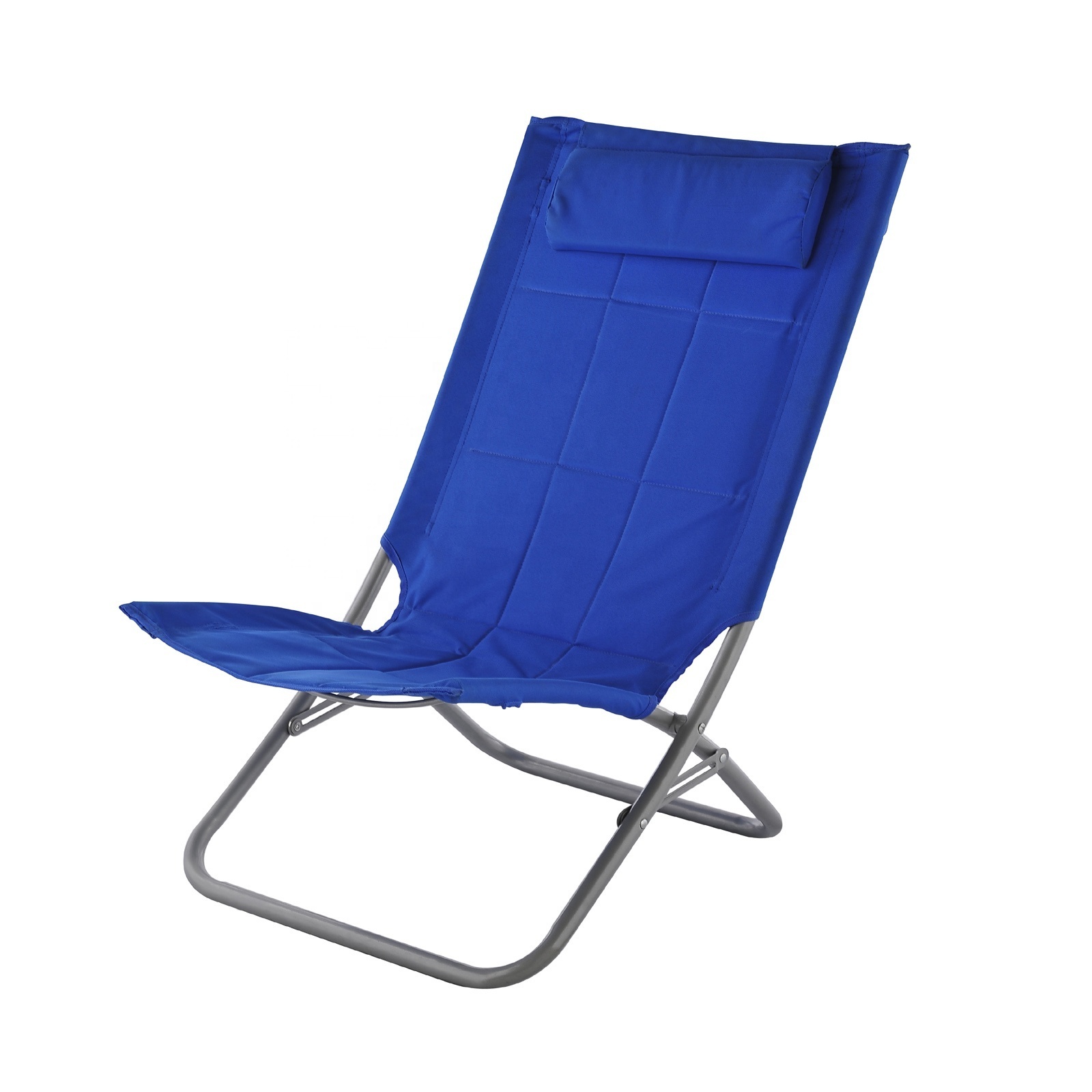 Folding metal lidl beach chair for beach