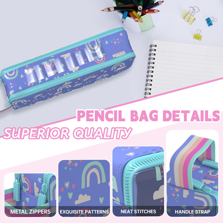 School Creative And Multifunctional Cute A Pencil Case Large-Capacity With Handle